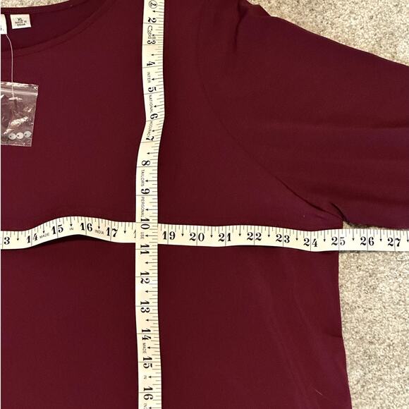 Joan Rivers NWOT Women Size XL Long Sleeve Embellished Sequins Hem Plumb Tunic - Picture 8 of 12